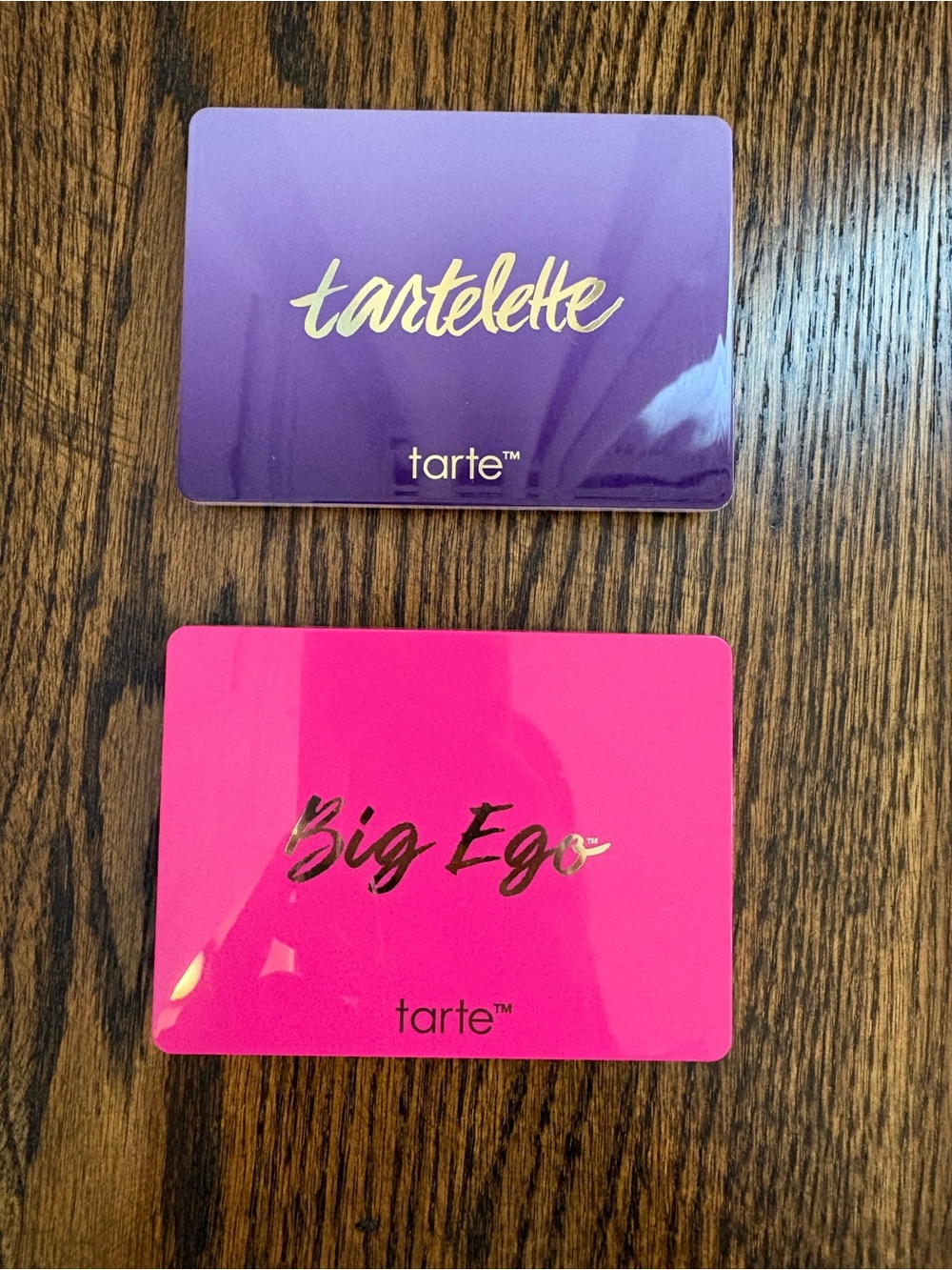 tarte Purple and Hot Pink Eyeshadow Palettes